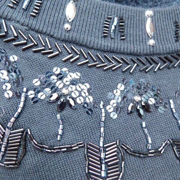 RSVP By Talbots 3X Beaded Embellished Super Soft Sweater NWT NEW $149 - Picture 4 of 5